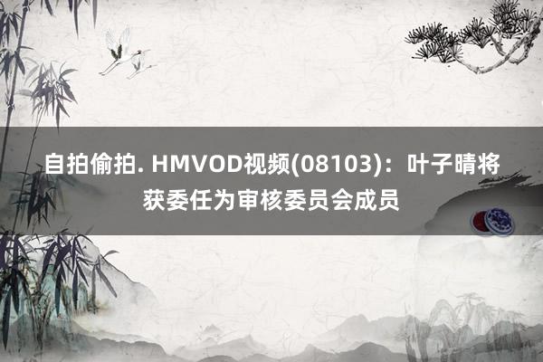 自拍偷拍. HMVOD视频(08103)：叶子晴将获委任为审核委员会成员