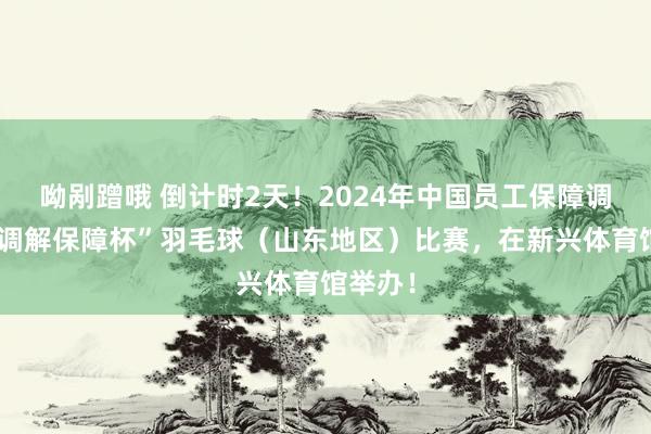 呦剐蹭哦 倒计时2天！2024年中国员工保障调解会“调解保障杯”羽毛球（山东地区）比赛，在新兴体育馆举办！